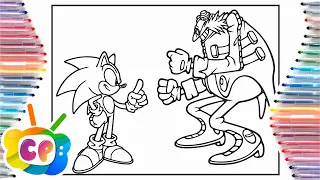 Sonic vs Eggman Coloring pages/Sonic vs Robotnik / Elektronomia - Energy [NCS Release]