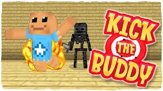 KICK THE BUDDY IN MINECRAFT! - ANIMATION MONSTERS SCHOOL (VIDEO REACTION)