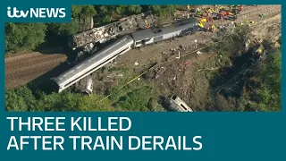 Three dead after train derails in Stonehaven, Scotland | ITV News