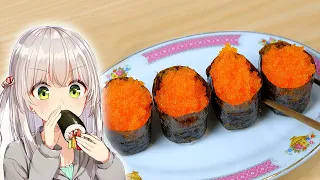 How To Make Fish Roe Sushi (Tobiko eggs)