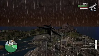 GTA SA DE - Broken Rain during hydra flight