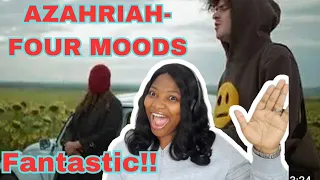 First Time Reacting To Azahriah "FOUR MOODS" This is Exciting