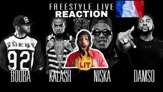 | BEST FRENCH FREESTYLE |BOOBA, KALASH, NISKA & DAMSO - Freestyle Reaction Part 1 |