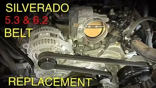 Silverado Sierra 5.3 & 6.2 Belt Replacement (2014-2019)