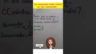 LA FRACCIÓN COMO PARTE DE UNA COLECCIÓN |FÁCIL