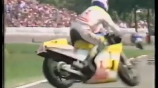 Franco Uncini Scary Accident at Assen GP in 1983