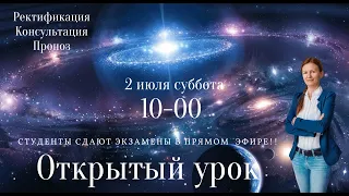 ОТКРЫТЫЙ УРОК: СТУДЕНТЫ СДАЮТ ЭКЗАМЕНЫ В ПРЯМОМ ЭФИРЕ: РЕКТИФИКАЦИЯ, КОНСУЛЬТАЦИЯ, ПРОГНОСТИКА