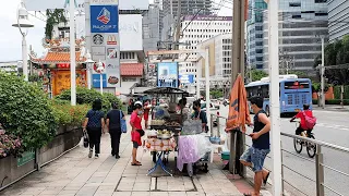 [4K] Thailand Travel - Walk around Ratchaprarop Soi 8, Pratunam in Bangkok