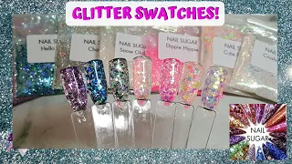 Nail Sugar Glitter Swatches!