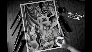 How to draw realistic Ganapati Ji|Ganesh ji drawing #ganapati,#ganapatidrawing,#ganeshaart,#ganesh