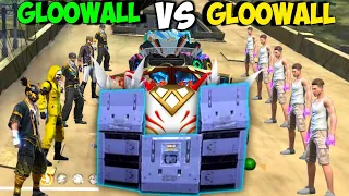 Free Fire Gloowall vs Gloowall Fight | Factory Roof Gloowall Skin Fight | Noob vs Pro | Free Fire 🔥⚡