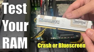 How to TEST RAM with memtest86 / Make Sure Bad Memory Isn't Crashing Your PC