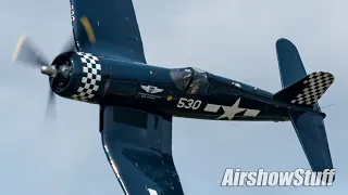F4U Corsair Flybys - Thunder Over Michigan 2023