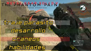 MGSV TPP: Traje Parásito /Habilidades/ Jugabilidad/ Cráneos.