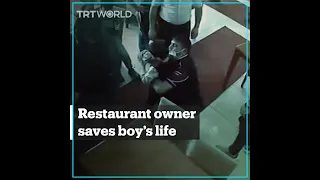 Restaurant owner saves boy’s life using Heimlich manoeuvre