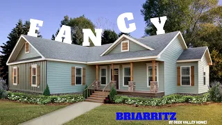 the Briarritz by Deer Valley Homes is FANCY | mobilehomediva