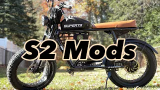 MY CURRENT MODS on the SUPER73 S2 | Coffee Run to SUNMERRY BAKERY no cup holders |