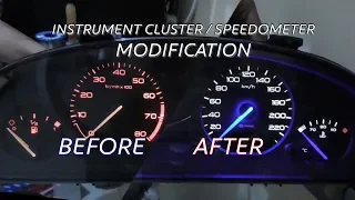 How To Modify Instrument Cluster Speedometer - PEUGEOT 406