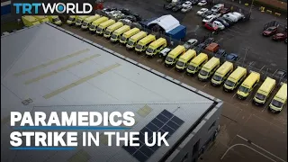 Paramedics in UK join nationwide strikes