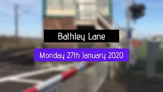 *Cancelled Closure* Bathley Lane Level Crossing (27/01/2020)