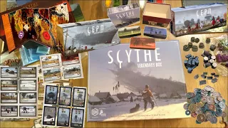 Распаковка Unboxing SCYTHE (СЕРП) ДОПОЛНЕНИЕ И ПРОМО