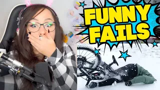 Bunnymon REACTS to Totally Random Fail Videos 😂