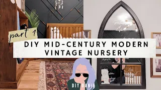 diy vintage heirloom nursery makeover | upcycles, thrifts + vintage toys! | Part 1