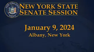 New York State Senate Session - 01/09/24