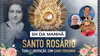 Santo Rosário Completo por cura e libertação com Santa Teresinha -#ExercitodeSãoMiguel