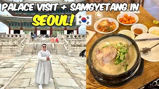 Hanbok Experience at Gyeongbokgung Palace + Eating Samgyetang! 🇰🇷 | Jm Banquicio