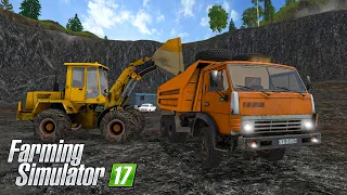 ПОДГОТОВКА К ЗИМЕ! ПРИВЕЗ КАМАЗ УГЛЯ В МЕСТНУЮ КОТЕЛЬНУЮ! Farming Simulator 17