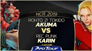 ROHTO Z! Tokido (Akuma) vs REC Punk (Karin) - NCR 2019 - Grand Finals - CPT 2019