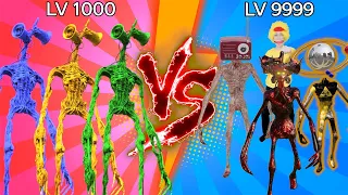 Siren Head Best Monster Battle vs merong #5