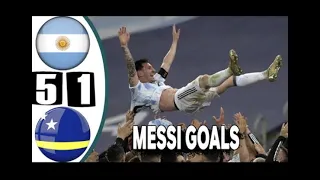 Argentina vs Curacao 5 - 1 Extended Highlights & All Goals   2023 HD720