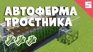 АВТО ФЕРМА ТРОСТНИКА В МАЙНКРАФТЕ.