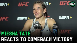 Miesha Tate reacts to UFC return; Open to Holly Holm rematch “Before I retire, we will fight again”