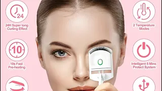 Temu haul: Review on electric eyelash curler