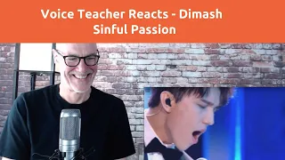 Voice Teacher Reacts and Analyzes - Dimash - Sinful Passion.