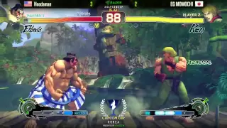 Hoodaman vs Momochi - Capcom Cup Korea - SSF4: AE Losers Finals