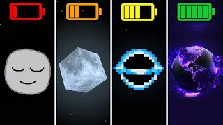 moon with different battery in Minecraft