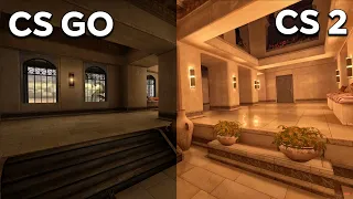 Counter-Strike 2 vs CS GO Maps Changes Comparison