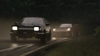 [Assetto Corsa] PK Akina Downhilll Touge Battle AE86 vs MR-S