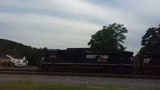 NS 4492 Leads 29F Through Lindale (8/1/23) ft. NS 4002