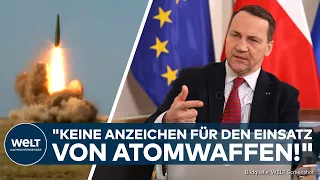 UKRAINE-KRIEG: Atomwaffen? "Katastrophe für Putin!" Polens Außenminister Sikorski im WELT-Gespräch