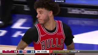 Lonzo Ball | Chicago Bulls at Detroit Pistons | Full Box Score + More