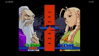 Street Fighter 30th Anniversary - Alpha 3　Gen A-ism(Makoto) vs Karin