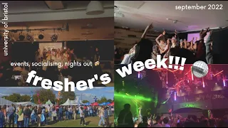 fresher’s week!!! 🍾 | university of bristol