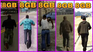PLAYING ALL GTA GAMES ON 8GB RAM ( TEST )
