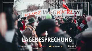 Corona-Proteste in Wien – Roman Möseneder und Michael Scharfmüller im Gespräch