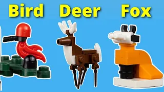 10 Amazing LEGO Animal Designs (In Under 3 Minutes!)